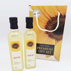 프리미엄 해바라기씨 오일2병세트 명절선물세트, 500ml