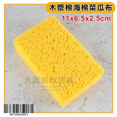 木漿棉清潔刷 菜瓜布, 1個