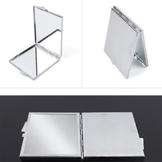 큐큐마 접이식 스텐 손거울 휴대용 손거울, 원형
