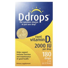 Ddrops 액상 비타민D3 2000IU 5ml, 5.027ml, 1개
