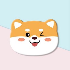 可愛動物造型矽藻泥吸水墊, 小柴犬,30*40, 小柴犬
