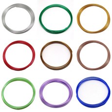 칼라 공예 철사 1.0mm 1.5mm 2.0mm 3.2mm, 공예철사 3.2mm, 보라