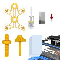 앞유리 칩 수리 키트 | 유리 액체 창문 자동차 차량 흠집 거울 페인트