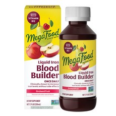 메가푸드 액상 철분 보충제 27mg 비건 포도맛 변비 걱정 NO, 1개