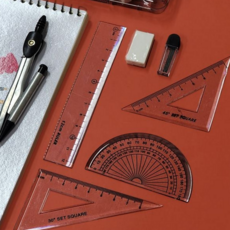 컴퍼스 각도기 수학용 제도용 스케이스 컴퍼스 자 미술용 학생용 기하학 학습용 학용품 사무용 측정용