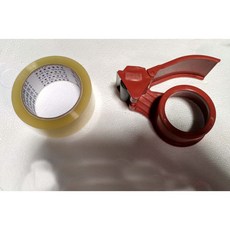 尚宏 寬48mm*長100y (長度約90公尺), 1個, 加長 opp膠帶,紅色切台