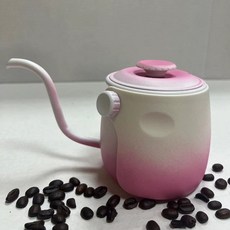 手冲咖啡细嘴壶, 櫻花粉白-oubosen旗艦版, 1套, 550ml