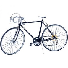 11966612 취미 인형 피규어 Colcolo 1/6 자전거 모델 메탈 합금제 장식 인테리어 소품 공예품 소도구 전체 3가지 - 검정, 블랙