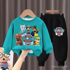 【臺灣出貨】男童套裝 汪汪隊套裝 汪汪隊上衣 汪汪隊秋裝 兒童衛衣套裝男女童春秋裝新款中小童衣服洋氣汪汪隊兩件套潮 GN