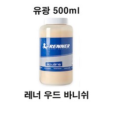 레너 우드 바니쉬 수성 가구 마감재, 유광, 1개, 500ml, 투명, 유광