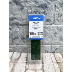 美光 Crucial 16GB DDR4-3200 桌上型記憶體 1.2V CL22, CT16G4DFRA32A/nCT1604DFRA32A, 1個