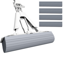 올인원 매직 펄프 걸레 밀대 청소기 물기 청소 반려견, 1세트