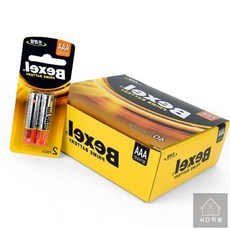 벡셀 AAA 알카라인 건전지 40개입 배터리포장 대용량전지 장수셀