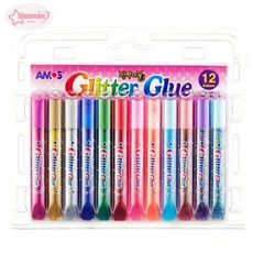 (올핀) 아모스 반짝이풀 크롬쉘 12색 / 10.5ML*12색 - 타 (12개입)