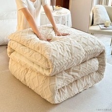 桃園出貨 塔芙絨冬季保暖被芯雙面加厚冬被子羊羔絨單雙人宿舍學生棉被褥子, 寶石藍【速熱保暖 雙面絨】,80*220cm5.0公斤 加大單人冬被