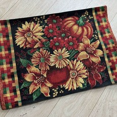 크리스마스 테이블 미국 러너 포인트 감성 40x60cm 와이어링 테이블보 산타와 사슴, A. 약 3347cm