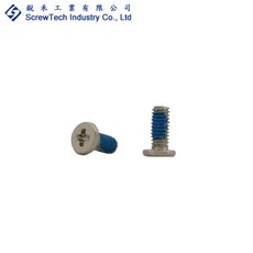 【銳禾】工廠直營 M2.5x6 I頭 十字槽 機械牙 鍍鎳 100入 防鬆螺絲 IAM0250601O-1, 1個