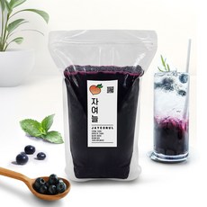 자여늘 청귤청 2kg 제주 청귤 카페 대용량 레몬 패션후르츠 오렌지 자몽 블루베리 망고 에이드, 1개, 1개입