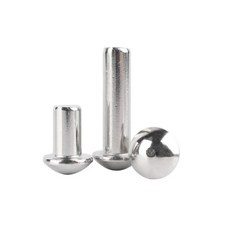 100pcs/200pcs 304 Stainless Steel Solid Round Head Rivet Self-plugging Rivets Bolts M2 M2.5 M3 M4 M5, 02 M4 x 200pcs, 05 6mm