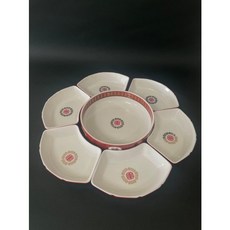 東昇瓷器餐具 大同強化瓷器福壽無疆7件式大拼盤, 1個