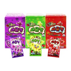 친구가 좋아하는 새콤짱 포도맛 35gX24개입 딸기 사과, 24개, 35g