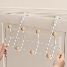 프렌치 스타일 도어프레임 후크, 베이지, 1개