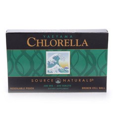 SOURCE NATURALS 八重山小球藻補充片 200mg, 1組, 300顆