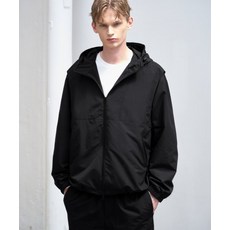 드로우핏 윈드 브레이커 후디 자켓 MATT BLACK 146282
