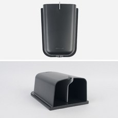 세로형 소형 문구 집기 수납함 정리함 3호 다크그레이q_d9+2TDr