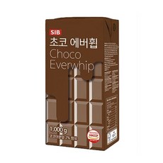 선인 초코 에버휩 식물성 휘핑크림 1000ml