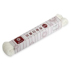 실타래 이불타래실 명주실 무명실 시침실 돌잡이 면실, 1개, 화이트색상