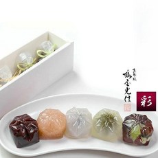 쯔루야 교토 수제 화과자 5종 세트 (코이사쿠라/세세라기/칡말차/칡단팥/소금양갱)