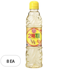 오뚜기 2배 양조식초, 500ml, 8개