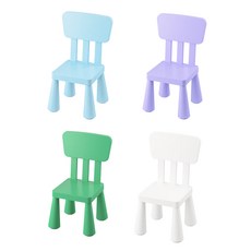 [착불아님] 이케아 MAMMUT 맘무트 어린이 의자 유아용 키즈 스툴, 맘무트 어린이의자 라이트블루, 2개