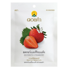 DOI KHAM BRAND 草莓乾 無添加 獨立包裝 25g, 1個