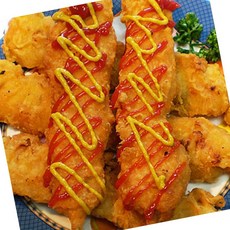 순살 치킨 후라이드 닭꼬치 1kg 100gX10개, 1개