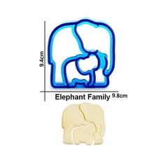 어린이 샌드위치 커터 빵 금형 점심 DIY 도시락 상자 액세서리 식품 절단 다이 비스킷, 08 Elephant
