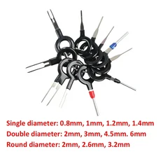 자동차 와이어 터미널 제거 도구 크프 커넥터 핀 키트 11 개, 01 11pcs