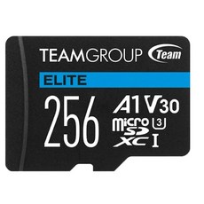 Team 十銓 ELITE microSD TF 記憶卡 32G 64G 128G U1 A1 C10 高速, 1個, 256 GB, 256GB