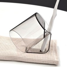 쏠트홍 거꾸로 물빠짐 양치컵 칫솔 거치대, 투명, 1개