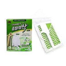 [안전기준] 국내생산 옷장용 좀벌레싹 컴배트 6개입 대청소 환기 옷정리 방충 허브향, 1개