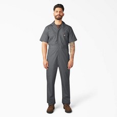 DICKIES 33999 短袖連身工作服, 1個, GY 灰,L