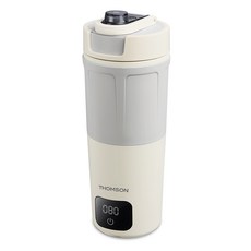 THOMSON 行熱杯 智能溫控保溫杯 316不鏽鋼 六檔調溫 恆溫保溫 便攜水杯, 質感灰, 1個, 600ml
