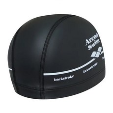 아레나 수영모 vs 스윔핏 이지핏 코팅수모A5AC1AQ01BLK 수모 수영모자, BLK