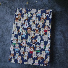 狗狗上班族 書衣 布書衣 可調式書衣 手工書衣, 1個