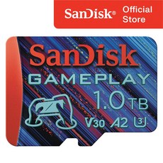 샌디스크 GamePlay 마이크로 SD 카드 닌텐도 스위치 스팀덱 전용 메모리, 1TB