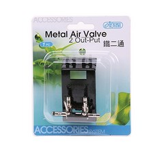 【閃電聯盟】伊士達 ISTA 鐵二通/ 鐵三通/ 鐵四通/ 鐵五通 出氣分接 空氣幫浦專用分岔微調閥 空氣調節閥, 1個, 鐵二通