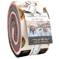 Holly Taylor Twelve Days 젤리 롤 40 6.4cm(2.5인치) 스트립 Moda Fabrics 6950JR, 1개