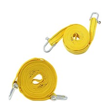 WSstore U자형 자동차 견인로프(5톤) (노랑) 차량, 1개