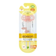 EDISON 波力救援小英雄 SKATER 迪士尼 左手 右手 兒童立體學習筷 冰雪奇緣 輔助筷 訓練筷 愛迪生 收納盒, 1個, 可拆洗-兔子 / 2063